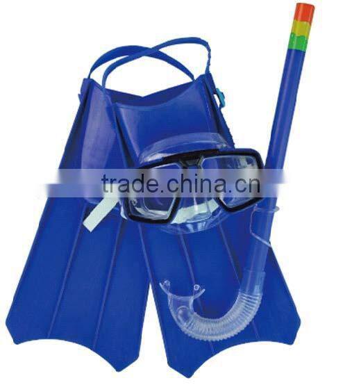 kids Diving swimming set with flippers (diving mask snorkel fins)