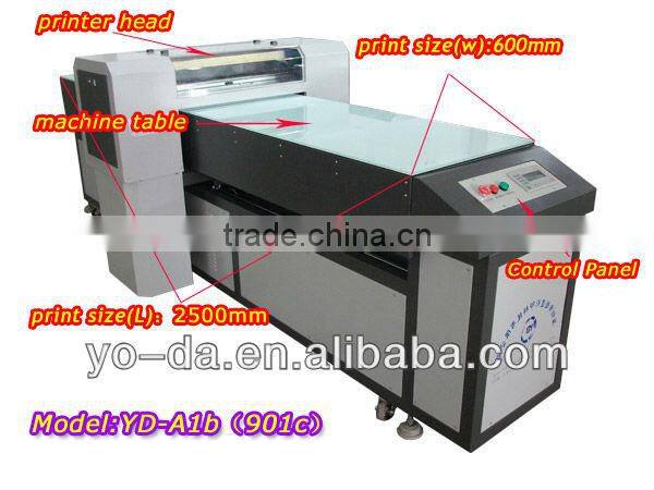 Automatic A0 sizes glass digital flatbed printer for sale
