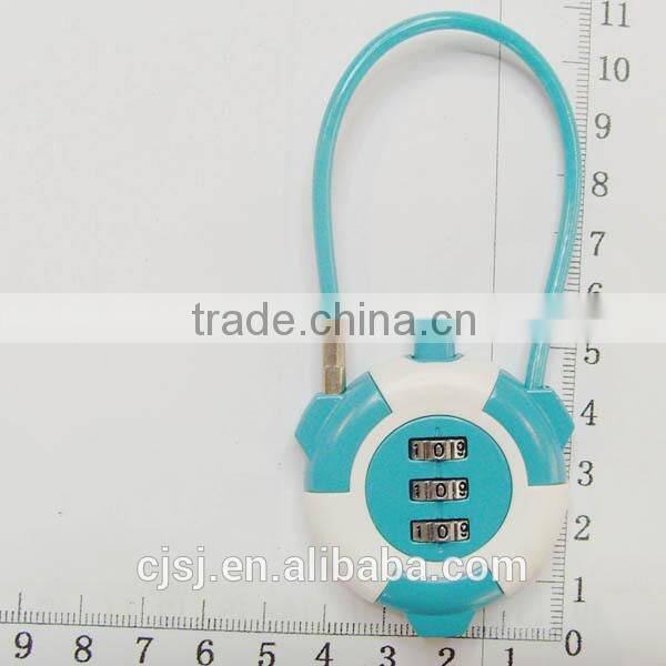 CJSJ Top Security Padlocks Cute New Combination Cable Lock