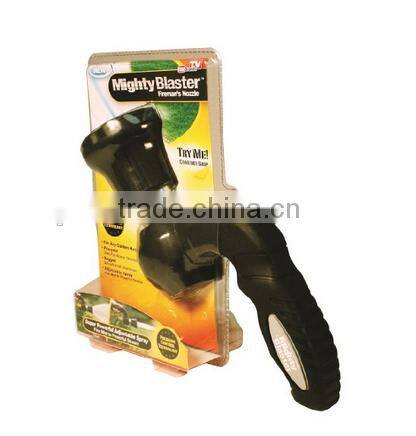Mighty Blaster Hose Nozzle, Garden Sprayer - by BulbHead - Power Wash and Water Your Lawn Like a Pro!
