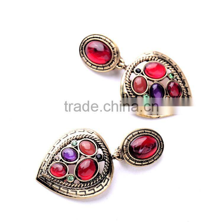 Simple Fashion Hot Sale Exquisite Elegant delicate heart earring, dangling earring, fantasy earring wholesale