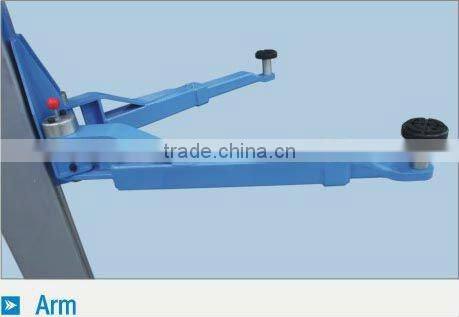 Two post or 2-post floor plate car lift