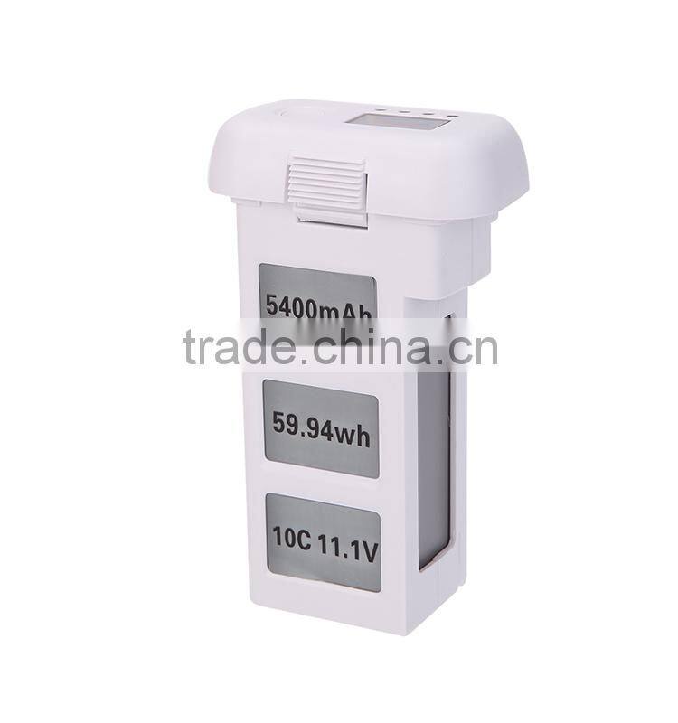 2016 Newest Hot Sale 11.1V 5400mAh 3S Battery with LCD Power Display for DJI Phantom 2 Vision Quadcopter RC battery