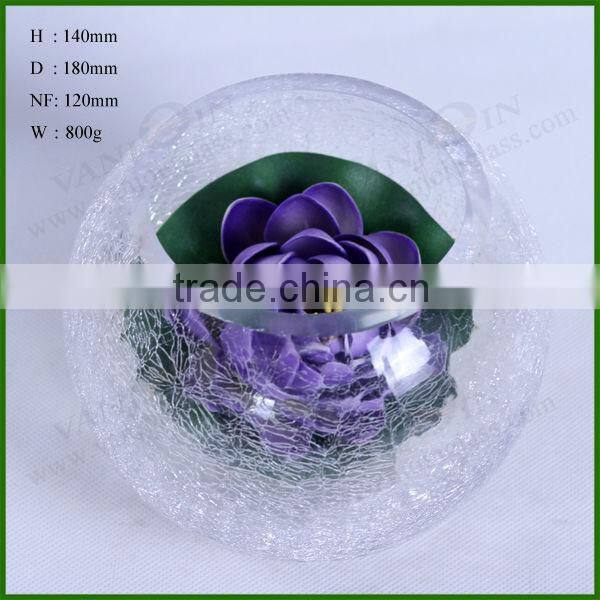 Ball Shaped Glass Vase