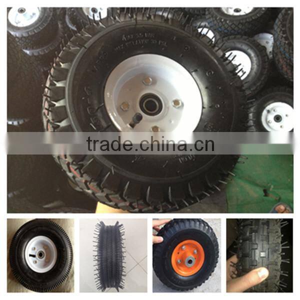China industry of 10 inch small pneumatic rubber wheelbarrow wheel