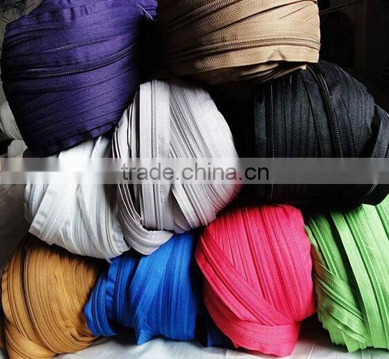 3# 4# 5# 8# 10# nylon zipper for shoes garment and bags