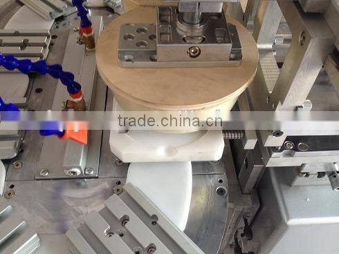 2 color open ink tray and conveyor table pad printing machine