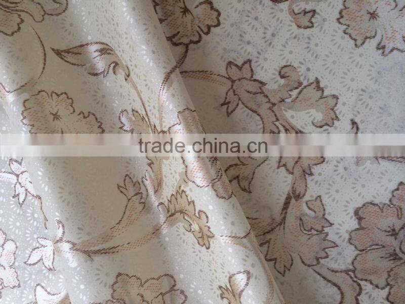 Make-to-order type 100% polyester tricot printed fabric for mattress
