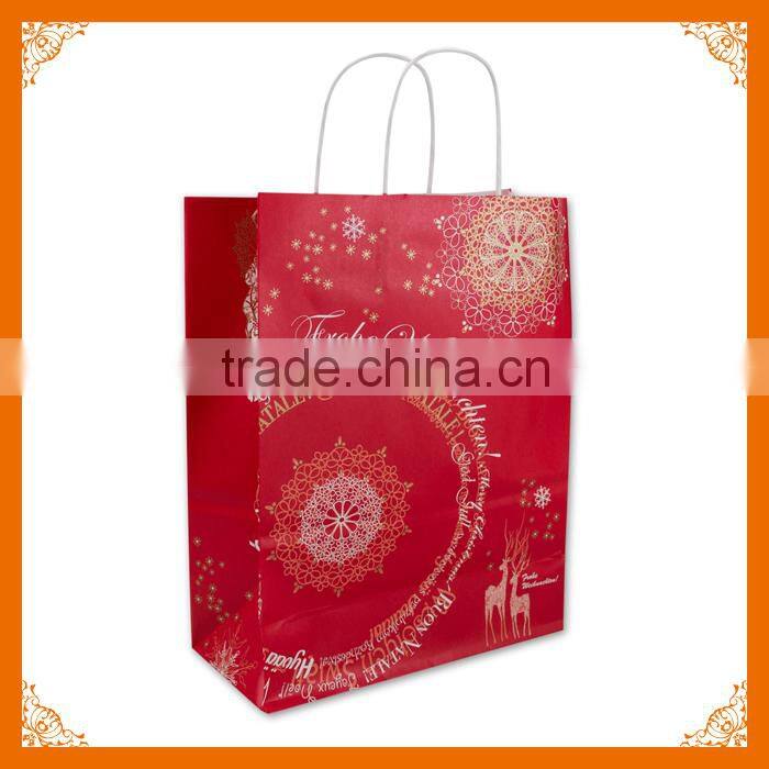 christmas tree paper bag for gift
