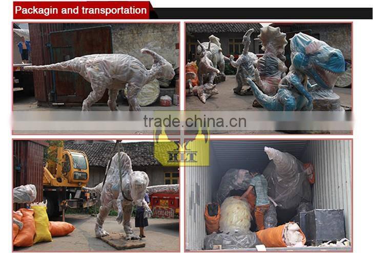 Handmade durable fiberglass dinosaur head