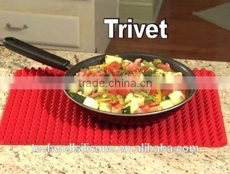 multi funtion food grade silicone pyramid mat