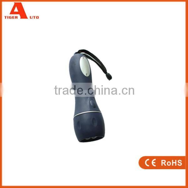 2016 Wholesale Dry Battery Rubber Led Flashlight torch
