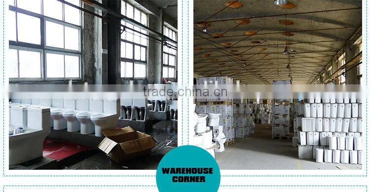 Wall hung ceramic toilet and P-Trap sanitary ware European Toilet flushometer toilet bowl