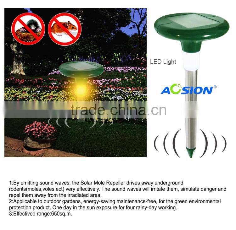 High -technology with garden light solar mole repeller/solar marmot repeller
