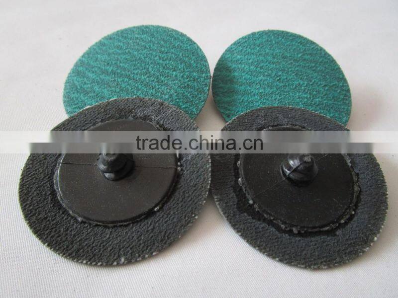 2" Green abrasive fibre disc