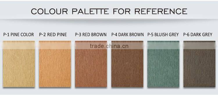 Eco-friendly water resistance wood plastic composite decking floor for outdoor