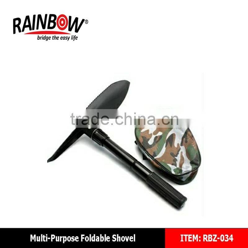 pickaxe and shovel