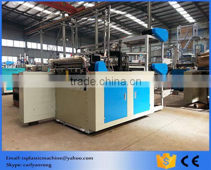 Hot sale ruian bottom sealing cold cutting plastic bag making machine, plastic flat bag making machine