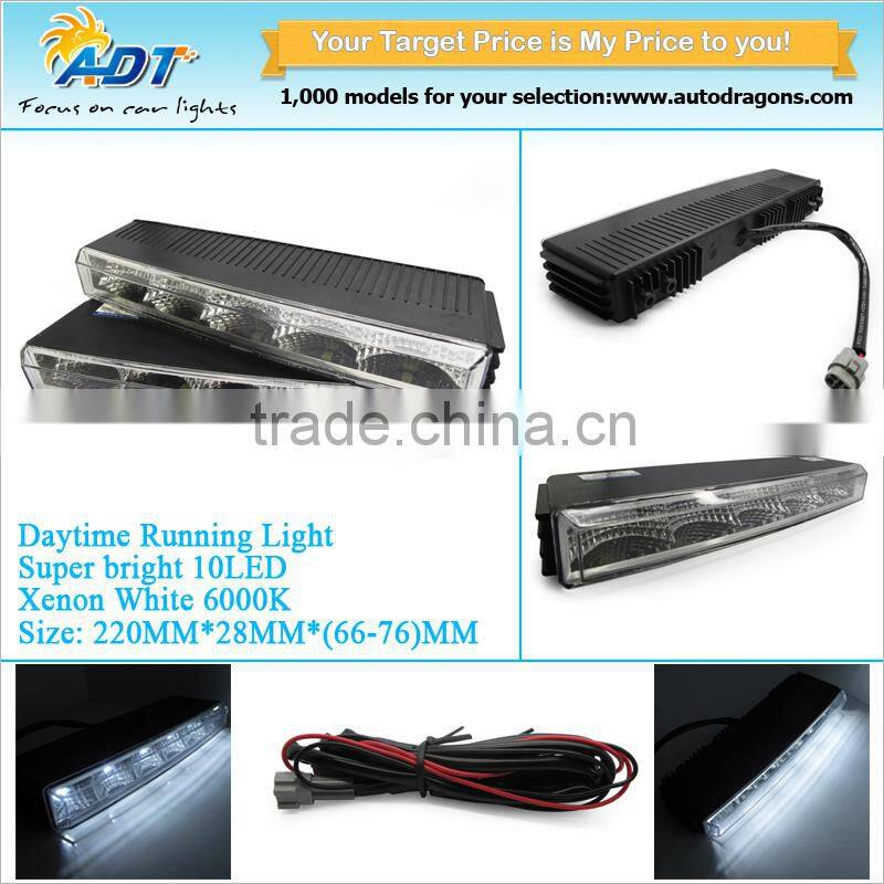 Super White 6000K Led Daytime Running Light, DRL Headlight Fog Lamp