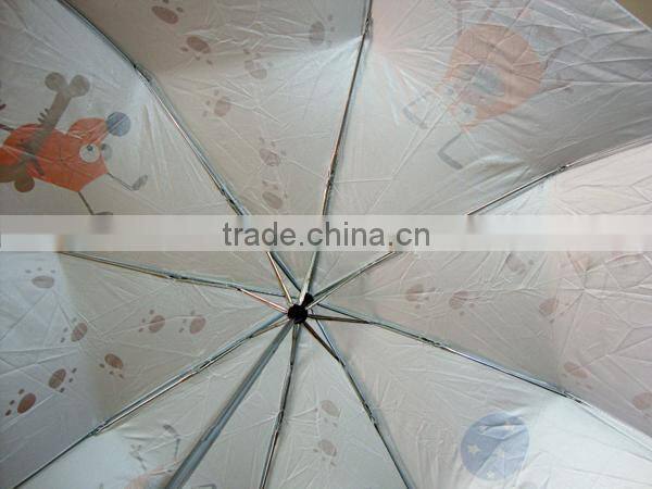 3 Fold Custom Print Umbrellas, All Kinds Printing Umbrellas