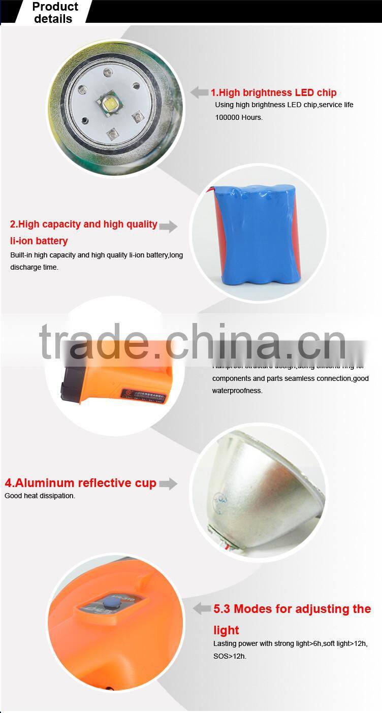 Best quality top selling rechargeable led searchlight long range for camping