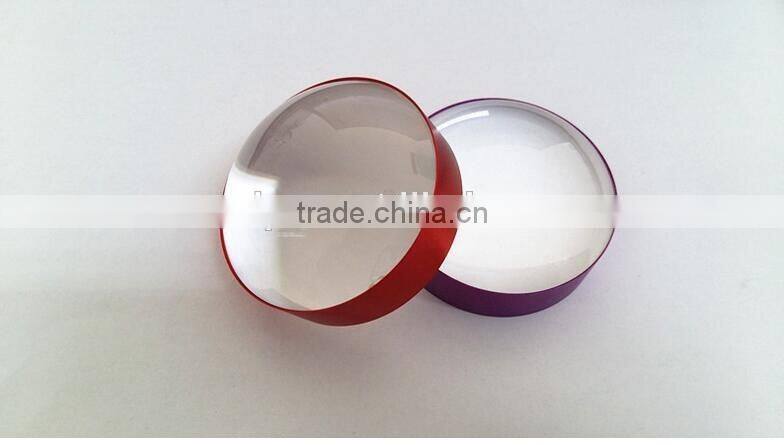 Paperweight Dome Magnifying Glass metal/Crystal Magnifying