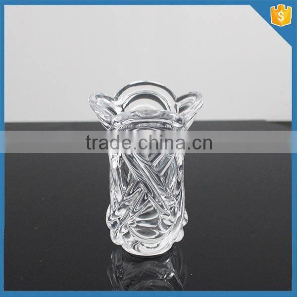 clear crystal trumpet glass vase