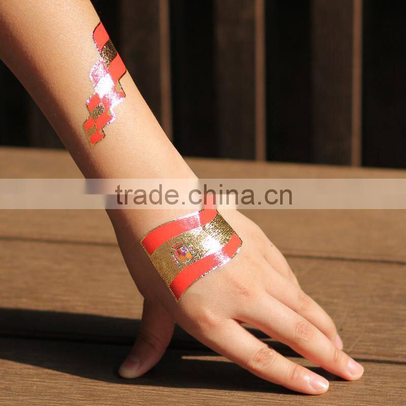 2016 Olympic game national flag Italy flag tattoo body hand temporary tattoo sticker