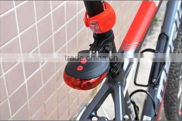 Flashing Bike Cycling 5 Led +2 laser Tail Light Waterproof Cycling Safety Bicycle Rear Lamp Warning Bike Laser