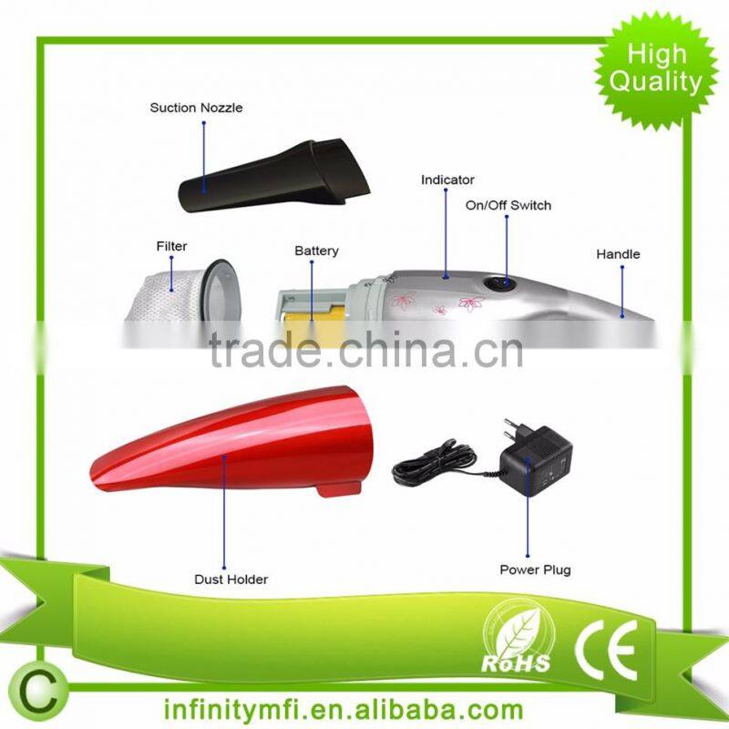 Rechargeable Car Vacuum Cleaner 6 Volt Power 45W Cordless Handheld Car Vacuum Cleaner