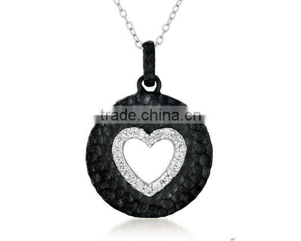 Factory offer fashion 925 silver alphabet pendant