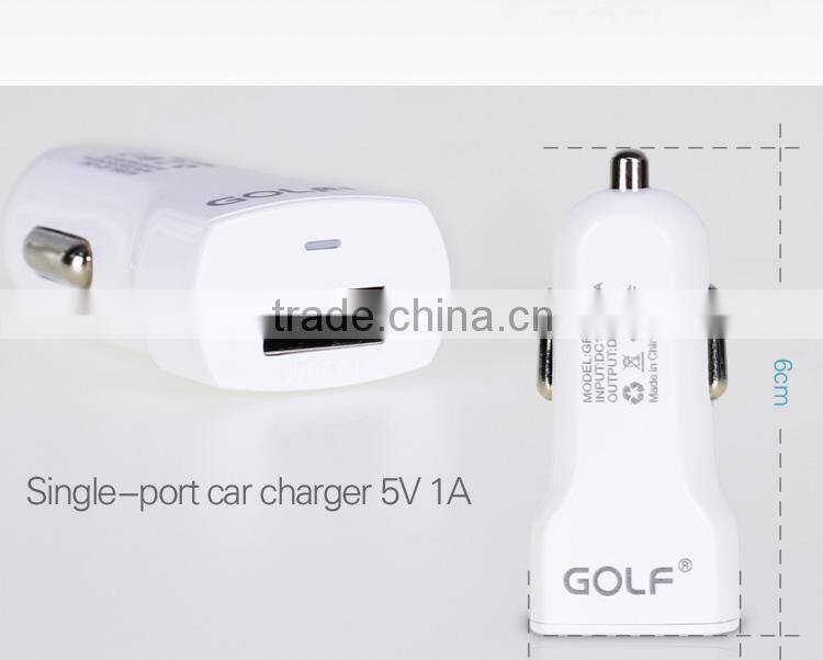 Hot selling mini wireless USB car charger 5V 1000ma for mobile phone/pad