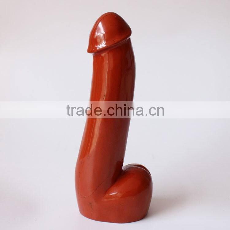 top quality lifelike masturbation dildo for women natural red jasper dildo for female