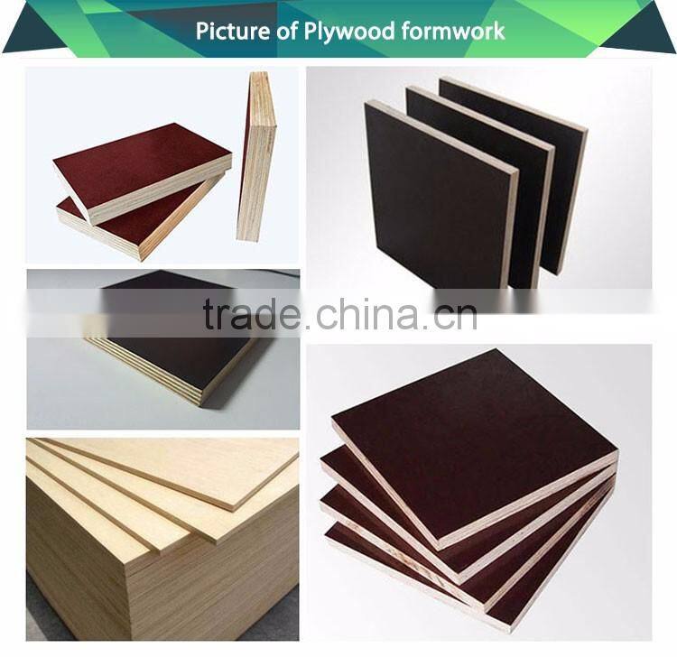 Hardwood Brich reusable Concrete Formwork Plywood