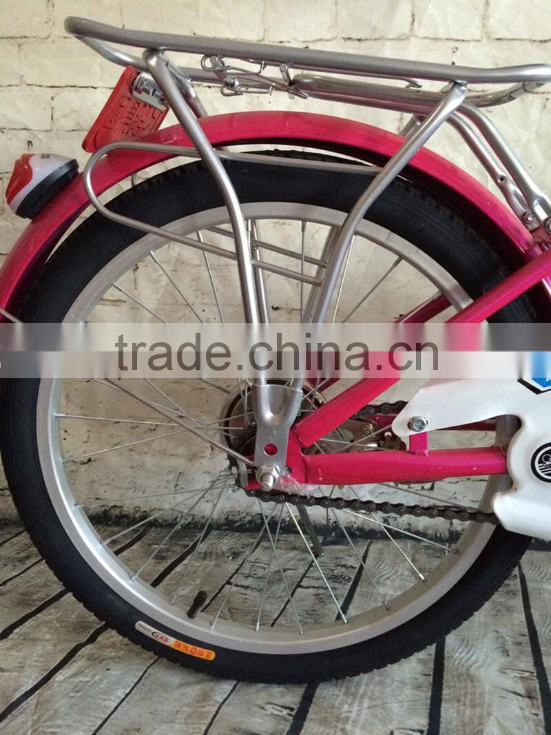 20-inch V brake folding bicycle high-carbon steel folding bike woman