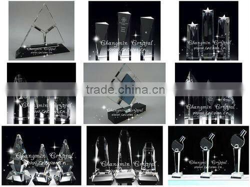 Cheap crystal trophy,award trophies
