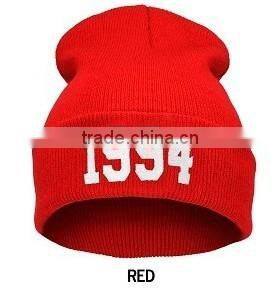 Custom winter hat knitted hat with your logo embroidery cheap price