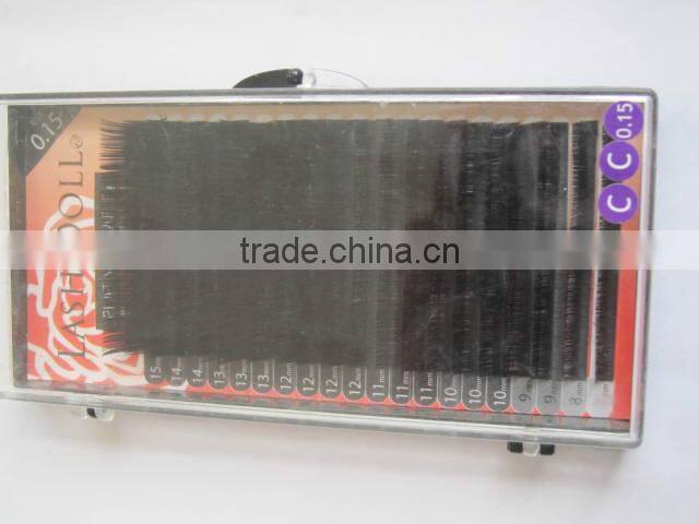 Most popular eyelash extensions Individual silk eyelash extensions