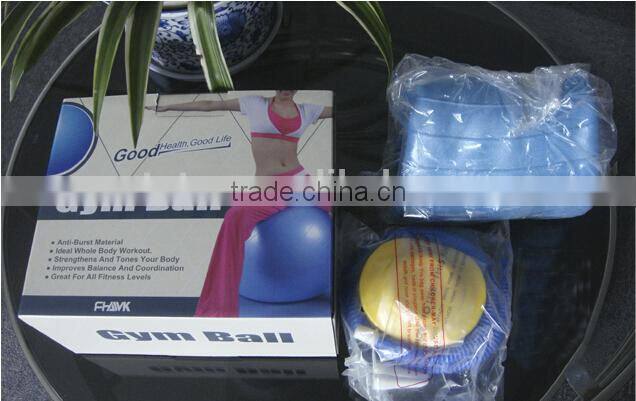 various size of ecofriendly PVC home gym ball,fitness ball,pilates ballon,yoga balls