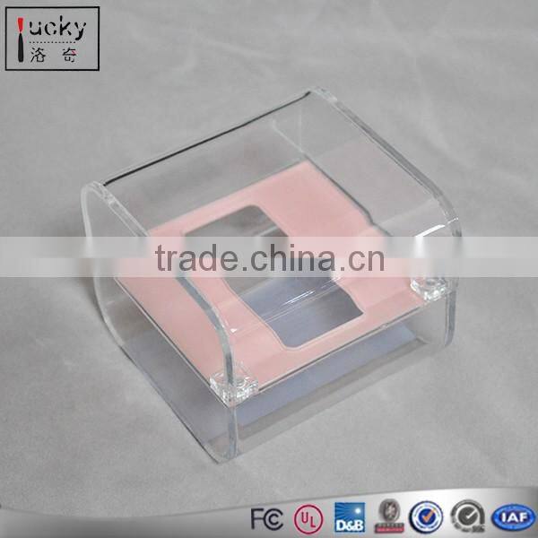 Clear Acrylic Cube Display Case Jewelry diaplay case