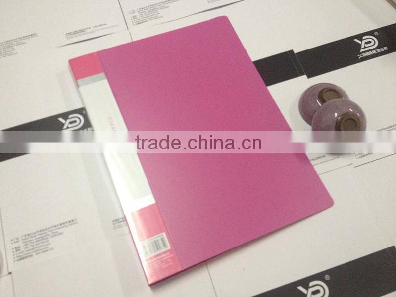 office Colorful clear PP file folder