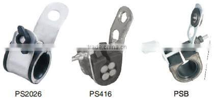 Aluminum alloy preformed suspension clamp/ADSS/OPGW cable, no armor rod, less