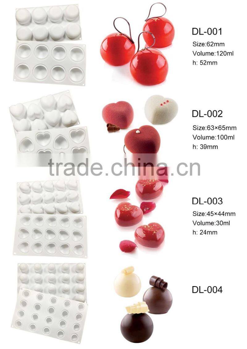 hot selling mousse mold silicone cake mould