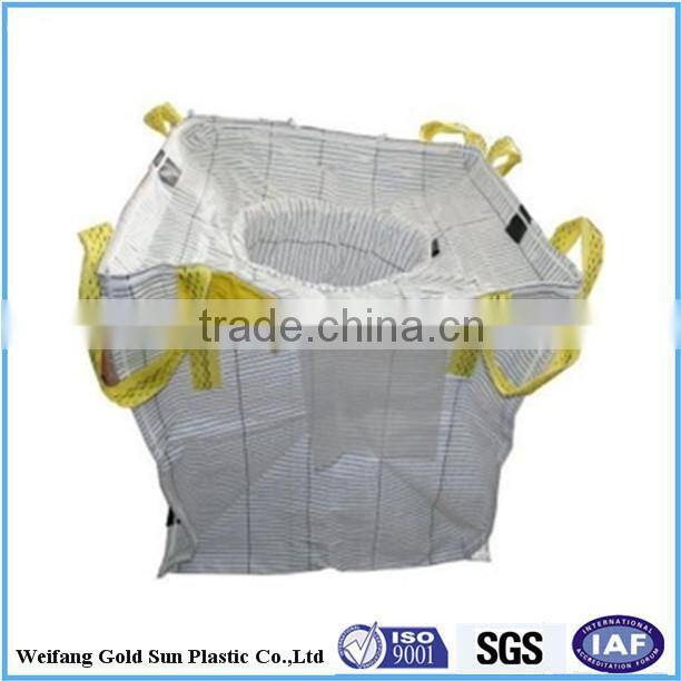 one ton bulk bag,Baffle jumbo bags, Q-bag,bulk bag for packing,bulk container liner bag