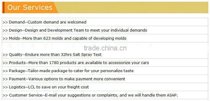 2014 Grand Cherokee ABS Chrome Car Rear Lamp Cover