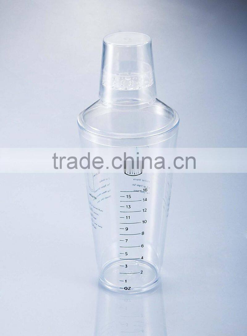 500ML Plastic Cocktail Shaker