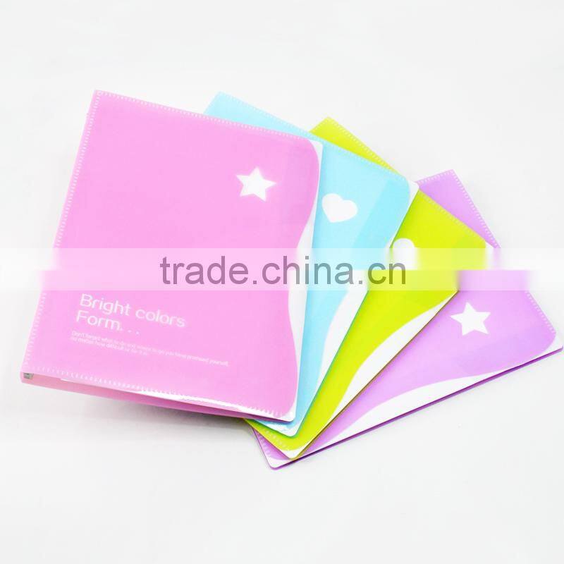 2016 New design all kinds of school note book PP cover in 2015 in school&office supplies made in china
