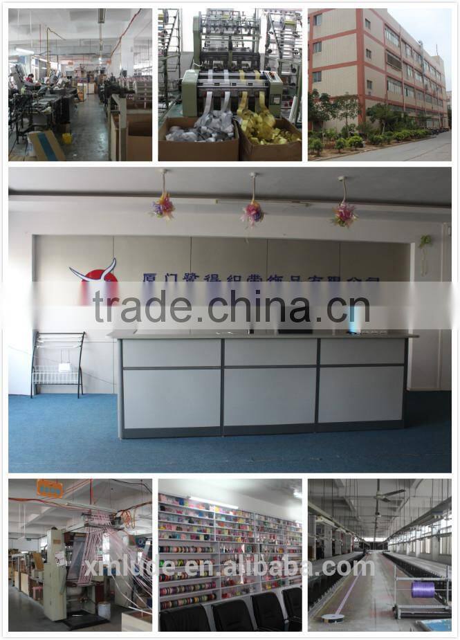 polyester mesh ribbon roll in apparel