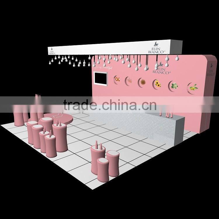 Custom Printing Fashion Display Stands for Exhibition, High Quality Stands for Trade Show, Portable Trade Show Booth