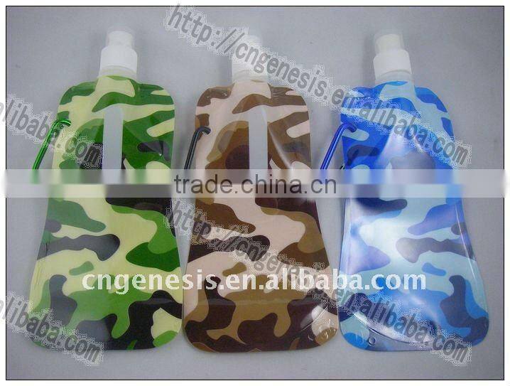 1 litre collapsible water bottle /sports foldable water bottle